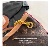 Bolso Cruzado Vintage de Alta Gama Bolso Comutador para Mujeres de Gran Capacidad - details 4