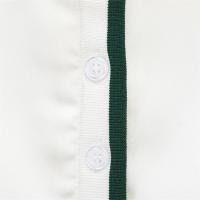 Vestido de verano de manga corta con cuello de solapa acanalado, elegante, sencillo, con dobladillo ancho ondulado estilo universitario PB&ZA2025 para mujer - details 4