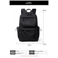 Nueva mochila de poliéster para hombre, mochila escolar para estudiantes de gran capacidad, bolsa para ordenador portátil, mochila de viaje impermeable, gran oferta - details 1