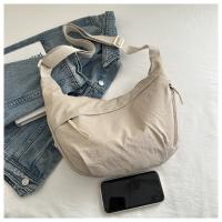 Bolso cruzado Hobos de Color sólido a la moda, bolso de hombro informal de alta capacidad, bolso de viaje ligero Simple para ir al trabajo - details 15
