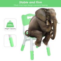 AuAg Juego de mesa multiactividad para niños de 5 piezas, escritorio de estudio para niños, juego de sillas de escritorio para niños, juego de mesa y 4 sillas para niños, altura ajustable - details 6