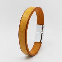 Jiayiqi-pulsera Vintage de cuero genuino para hombre y mujer, brazalete de mano, brazalete Punk, regalo de joyería para pareja - details 2