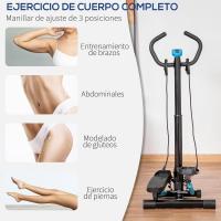 Máquina de Stepper Fitness con Manillar Ajustable Pantalla LCD Antideslizante - details 4
