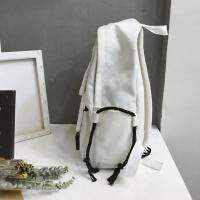Mochila nvas grande para hombres y mujeres, cuello sual de color sólido, bolso de hombro escolar Vie, versión coreana - details 18