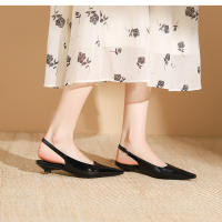 Nuevos zapatos adelgazantes de tacón bajo y poco profundos para mujer, zapatos planos - details 9