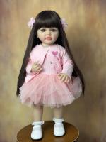 BZDOLL-Muñeca de bebé Reborn de 55 CM y 22 pulgadas, muñeco realista con soporte, cuerpo de silicona suave completo, Princesa, regalo de cumpleaños para niña - details 3