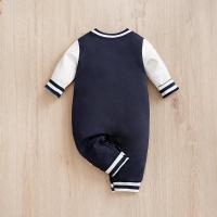 Ropa de béisbol para bebé recién nacido de 0, 3, 6, 9, 12 meses, Footies de manga larga de algodón Boston, ropa para niño pequeño, mono para niño, pijama para bebé - details 1