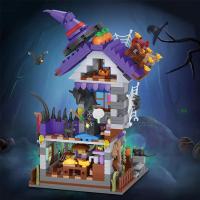Halloween Creative Building Blocks Game, Halloween Hut, Ghost House, Pumpkin House, Decorative Brick Set, Toys, Birthday Party G - details 22