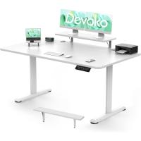Escritorio Elektrico Regulable en Altura 160x70cm Opción de Memoria Inteligente Marrón - details 18