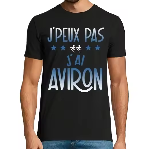 No puedo remar regalo original de remo,Camiseta de Pádel Divertido, ropa para exteriores - 1