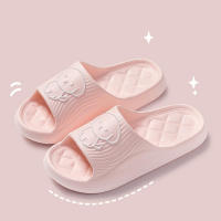 Cómodo antideslizante para hombres mujeres cachorro dibujos animados casual chanclas verano parejas sandalias - details 7