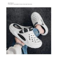 Zapatillas de verano originales de diseñador, zuecos para hombre, sandalias de playa con plataforma para mujer, calzado informal antideslizante para exteriores, sandalias para hombre - details 5