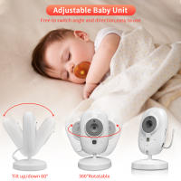 Awapow 3.5Inch Video Baby Monitor With Camera High HD Wireless Baby Nanny Security Camera Night Vision Temperature Monitoring - details 6