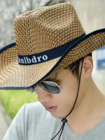 Sombrero para el sol, pesca de verano, sombrero de paja para exteriores, sombrero para el sol, sombrero de paja, sombrero de vaquero, sombrero tejido - details 1