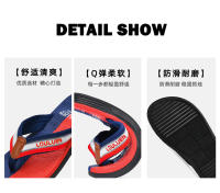 Nuevas chanclas de los hombres zapatillas de verano de los hombres antideslizante tendencia de la moda de la playa al aire libre zapatillas frescas - details 7