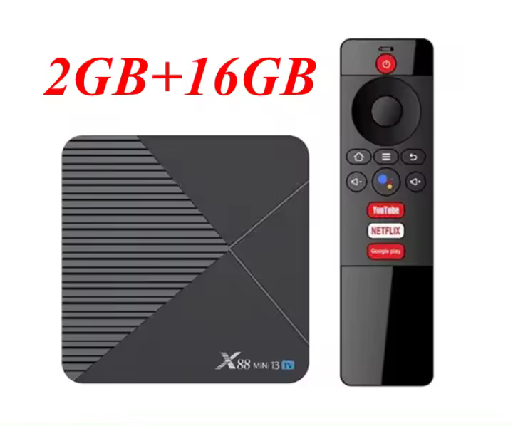 X88 MINI 13 ATV Smart TV Box Android 13.0, Wifi6 Dual, HD 8K Decodificación de Video, Set Top Box de 4GB 64GB - 1
