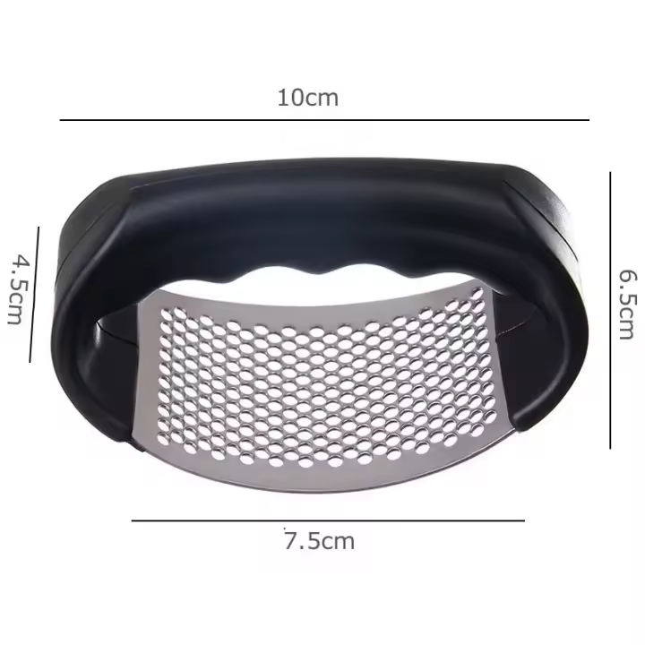 Prensa de ajo de acero inoxidable Picadora manual Herramientas para picar Curva Fruta Vegetal Utensilios de cocina - 1