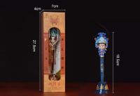 Bolígrafo de maquillaje facial de la Ópera de Pekín, bolígrafo de personaje de ópera de dibujos animados versión Q de estilo chino, regalo creativo - details 0