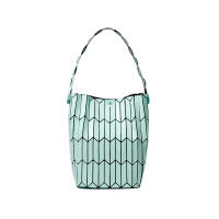 Nuevo bolso de cesta de verduras con diamantes geométricos, bolso de cubo de color de contraste de moda, bolso versátil para mujer. - details 11