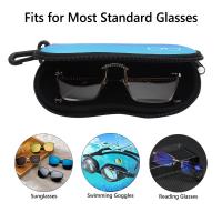Estuche para gafas de sol con mosquetón, cremallera suave portátil, bolsa para gafas - details 5