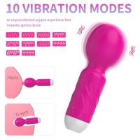 Vibrador inalámbrico, masajeador recargable por USB, Juguetes sexuales para masturbador para mujer, varita mágica erótica AV, estimulador de clítoris, juguete para adultos 18 - details 0