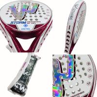 Raqueta de Padel Cwin de Fibra de Carbono Superficie Suave EVA Antideslizante - details 3