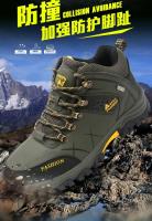Zapatillas de deporte para hombre, montañismo, cuero impermeable, senderismo, invierno cálido para hombre, botas de nieve, zapatos de trekking al aire libre - details 26