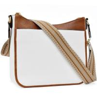 Bolso cruzado de hombro ancho para mujer de moda Bolso de mano retro grande multifuncional de cuero PU - details 4
