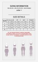Mono de Yoga de Manga Larga Conjunto Deportivo para Mujeres Ropa de Gimnasio de Moda - details 2