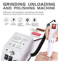 Taladro eléctrico para uñas, aparato de manicura, 6 piezas, juego de brocas, removedor de cutículas de Gel, máquina de pedicura, herramienta para uñas, 12W - details 0