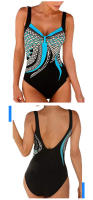 Bañador de Una Pieza Vintage para Mujer, traje de Surf, Tallas Grandes, Monokini, Push Up, Sexy, Cuello en V - details 6