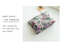 Bolsa de Maquillaje de Viaje de Lienzo de Doble Capa de Alta Calidad Bolsa de Almacenamiento Portátil para Mujeres con Estampado Bolsa de Maquillaje de Gran Capacidad - details 2