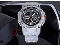 Reloj de pulsera digital LED Smael para hombres con doble tiempo 50m resistente al agua reloj de cuarzo con parada para estudiantes y jóvenes - details 14