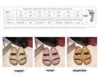Pantuflas mujer 2025 nuevas con falda, zapatillas geniales de suela gruesa - details 0