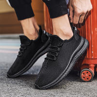 Otoño Versátil Extra Grande 45 Flyknit Deportes y Ocio 46 Zapatos de Moda de Malla Transpirable para Hombre 47 Negro - details 16