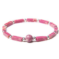 Pulsera de Cuarzo Amatista Natural para Mujer - Joyería y Bisutería Elegante, Cristal Cuadrado, Regalo de Moda con Encanto, Lujo Discreto - details 5