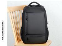 Mochila multifuncional para ordenador, bolsa de viaje de gran capacidad, impermeable, Simple, con carga USB, 2024 - details 2