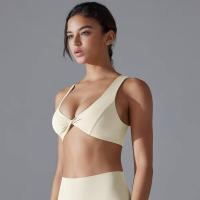 Chaleco de nailon de color sólido para yoga para mujer, sujetador deportivo transpirable, secado rápido - details 17
