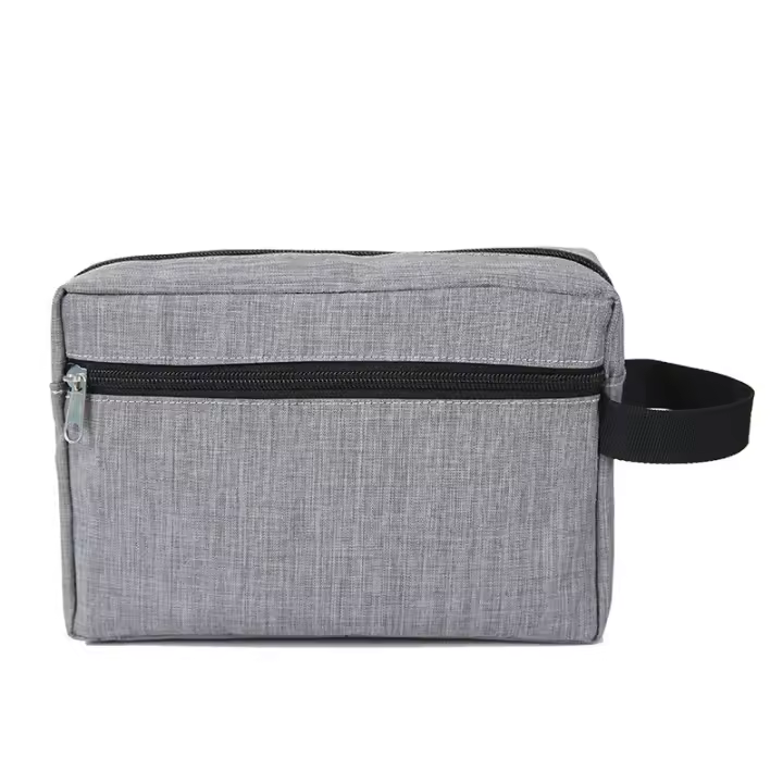 Bolsa de maquillaje de alta calidad para hombre, bolsa de aseo de viaje Oxford, organizador, bolsa de lavado impermeable para mujer, bolso, estuche de cosméticos - 1