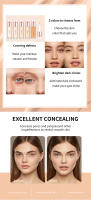 El corrector de base líquida Makeup Maxfine dura para una larga duración e impermeabilidad - details 0