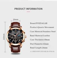 Reloj de Lujo Premium 2021 Automático, Correa de Cuero, Luminoso, Impermeable para Hombres - details 2