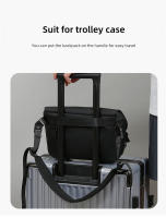 Bolso de mensajero para gimnasio para hombre, bolso de hombro con almacenamiento grande, Retro, para viajes, compras, negocios, bandoleras, paquete de viaje multifuncional - details 4