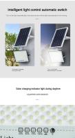 Lámpara Solar de 100/200/300W para exteriores, foco impermeable, luz Led para exteriores con Control remoto, farola Solar, Control de luz - details 3