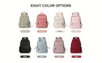 Moqueta Ligera de Nailon para Viajes Universitarios - Bolso Portátil Resistente con Múltiples Compartimentos y Correas Acolchadas, Diseño Elegante y Minimalista para Estudiantes Hombres y Mujeres (Secundaria, Preparatoria, Trabajo), Mochila Escolar - details 0