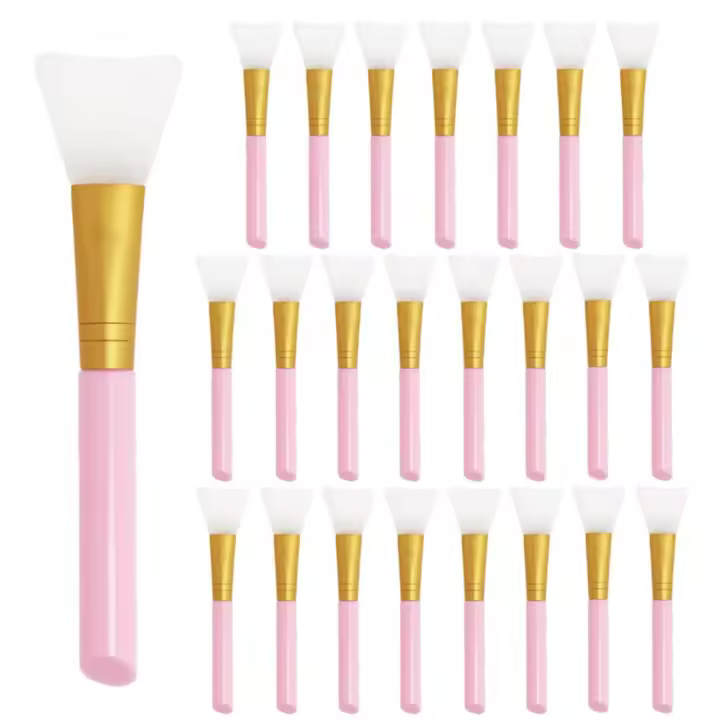 Scttomon Mascarilla de Cara de Silicona Suave 24 Piezas para Mascarillas de Arcilla, Carbón, Hidratantes para el Cuidado de la Piel Corporal - 1