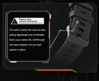 2025 nuevo Reloj inteligente GPS militar al aire libre pantalla de alta definición amoled de 1,43 pulgadas, linterna LED potente, llamada bluetooth, monitoreo de frecuencia cardíaca y presión arterial 100 + Reloj inteligente impermeable en modo deportivo - details 7