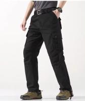 Pantalones de carga tácticos para hombres, Ropa de algodón para exteriores de talla grande, Pantalones de senderismo de camuflaje - details 4