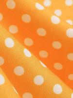 Vestido de fiesta Vintage elegante con hombros descubiertos, vestidos Midi de verano con lunares y volantes para mujer - details 44