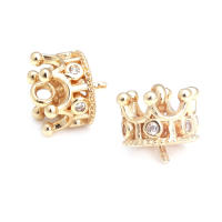 Colgante de Abalorio de Cuentas de Medio Agujero de Oro 18K Material de Metal de China - details 53