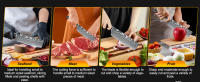 Cuchillo de Cocina Multiusos de Acero Inoxidable MDHADN Cuchillo de Paring de 8 Pulgadas - details 2